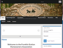 Tablet Screenshot of franklinstation.org